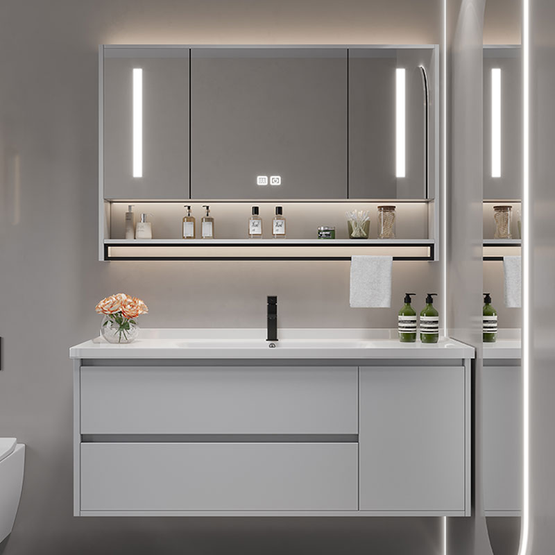 Home Bathroom Partition - Tocador de baño con partición Vintage,