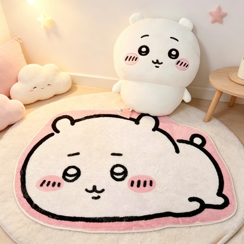 Home Bathroom Rugs - Alfombra de Dibujos Animados de Chiikawa,