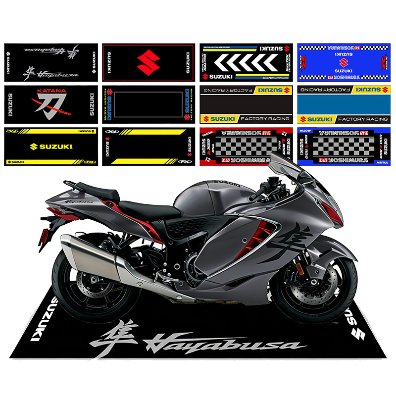 Home Bathroom Rugs - Alfombra de exhibición para motocicleta Suzuki,