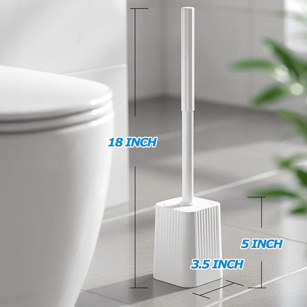 Home Essentials Bathroom Accessories - Juego de escobilla y soporte para
