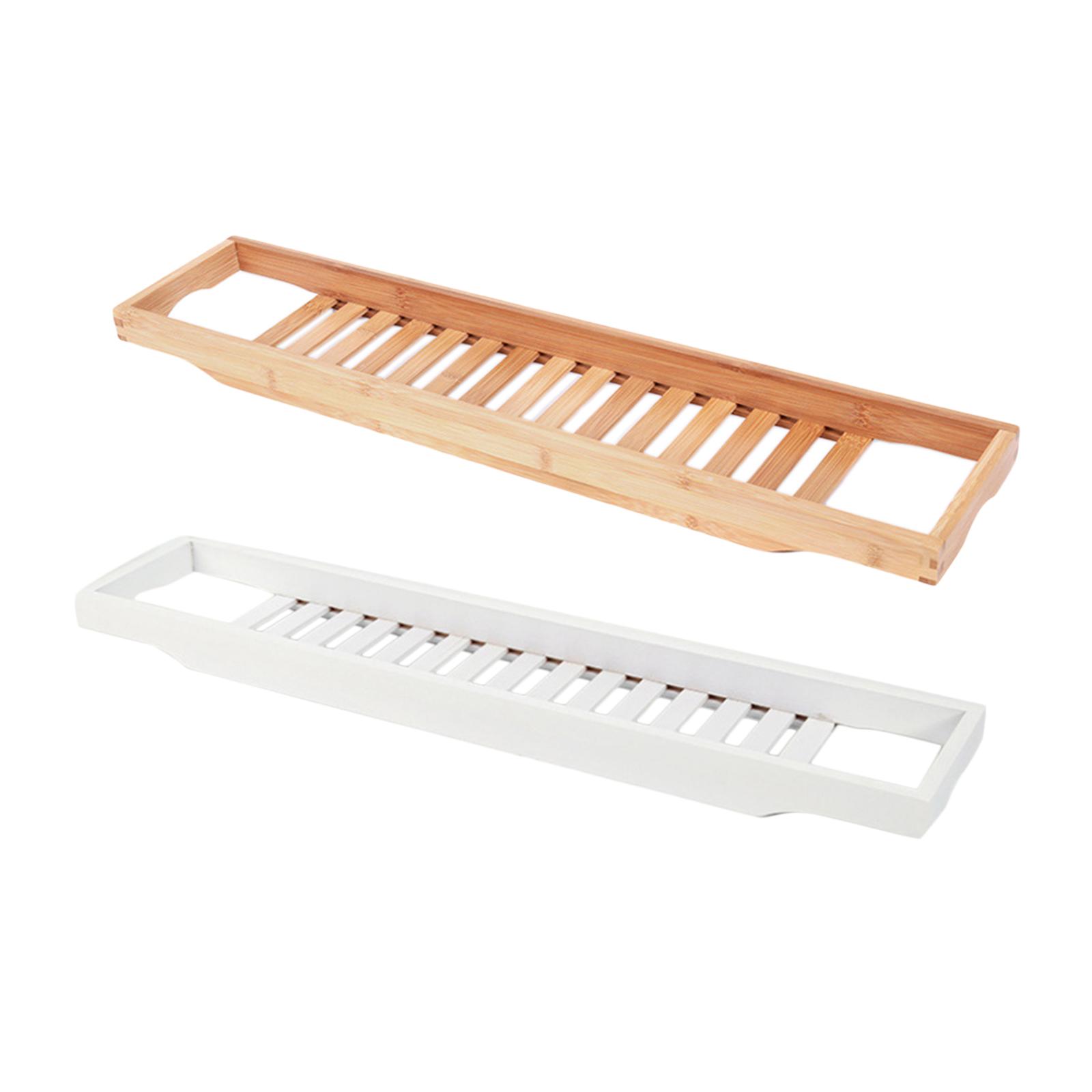 Bath Caddy Tray - Bandeja de bambú para bañera, soporte