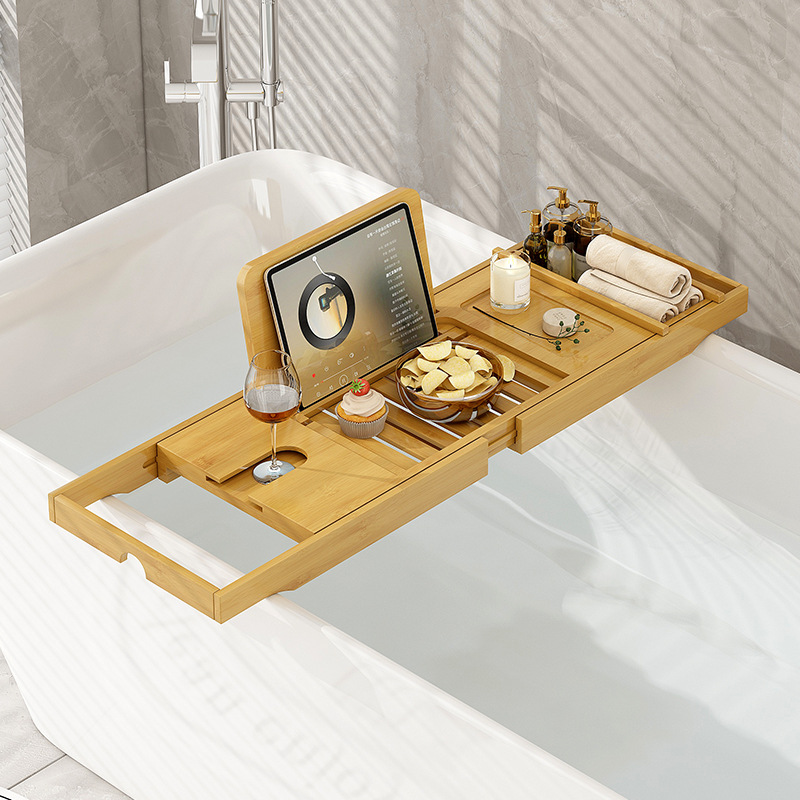 Bath Caddy Tray - Bandeja de Lujo Expandible para Bañera,