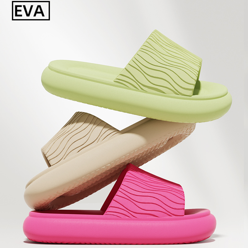 Home Bathroom Size - Pantuflas de plataforma gruesa para baño