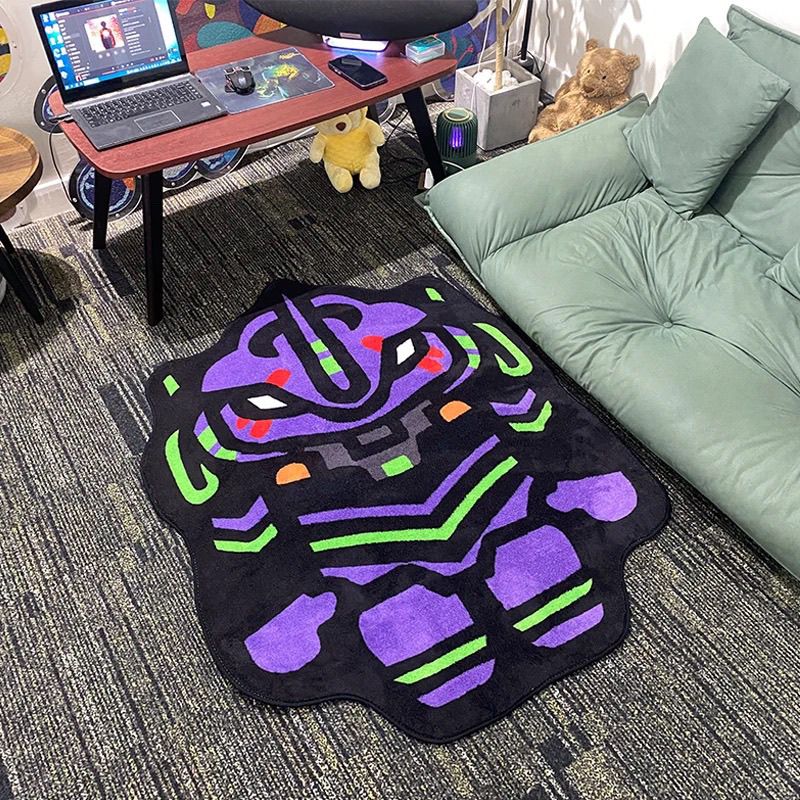 Home Bathroom Rugs - Alfombra de Diseño NEON GENESIS EVANGELION,