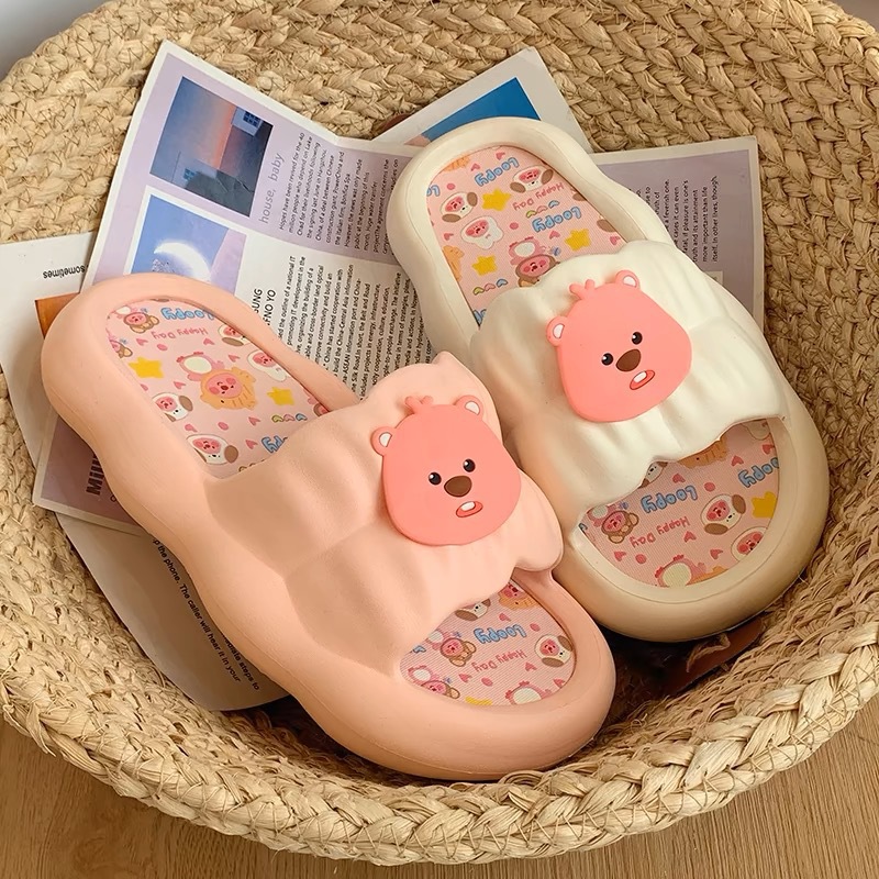 Pantuflas de castor lindas par - Home Bathroom Wear reseña y precio