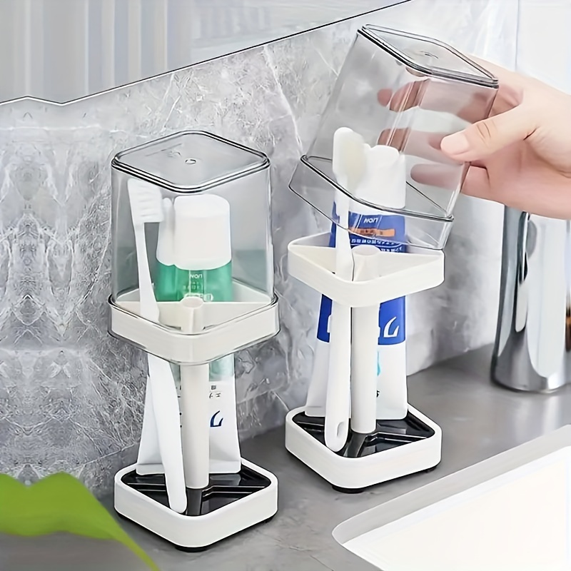 1 soporte para cepillo de dien - Toothbrush Holder Set reseña y precio