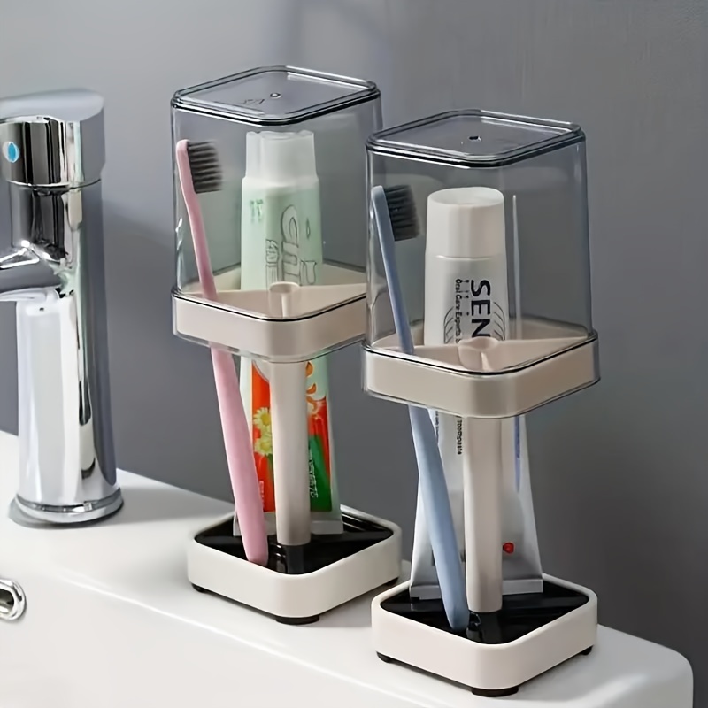 1 soporte para cepillo de dien - Toothbrush Holder Set reseña y precio