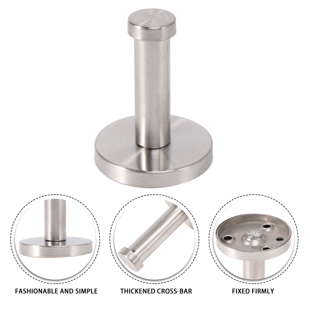 6 Ganchos Metálicos de Acero I - Home Bathroom Design reseña y precio