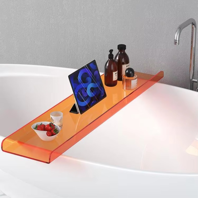 Caddy de bañera acrílico con s - Bath Caddy Tray reseña y precio