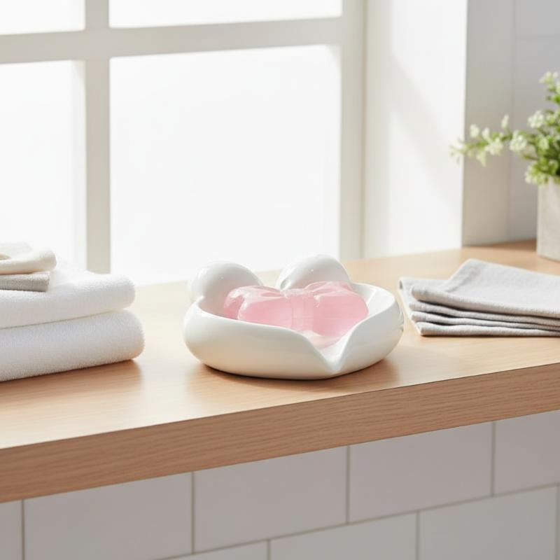 Linda Jabonera de Cerámica con - Home Bathroom Design reseña y precio