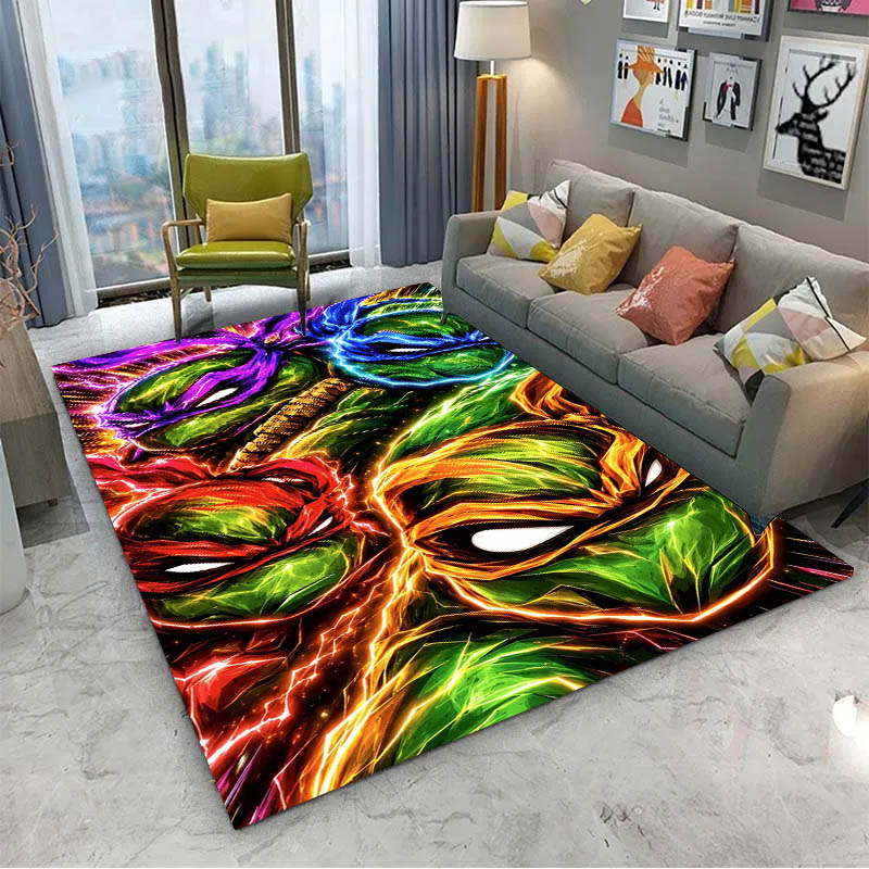 Alfombra 3D de las Tortugas Ni - Home Bathroom Rugs reseña y precio