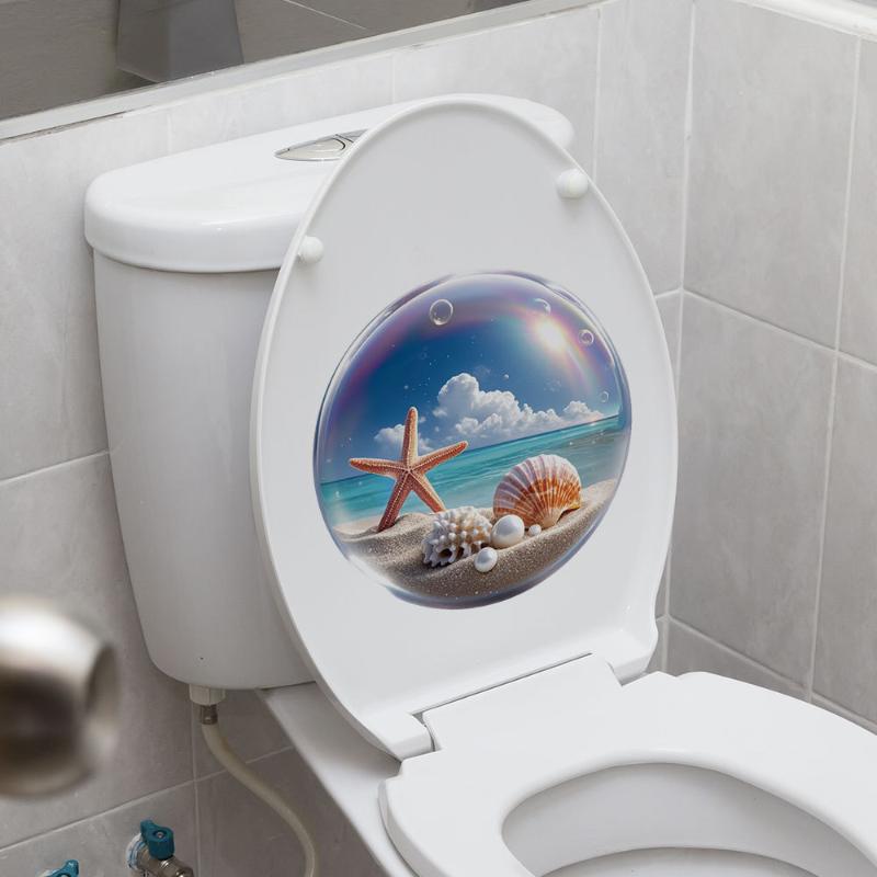 【HG】Pegatina para inodoro con  - Home Bathroom Design reseña y precio