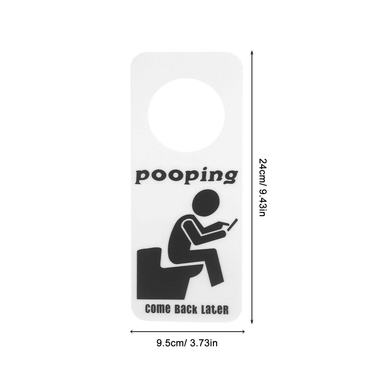 Divertido letrero colgante par - Home Bathroom Occupied Sign reseña y precio
