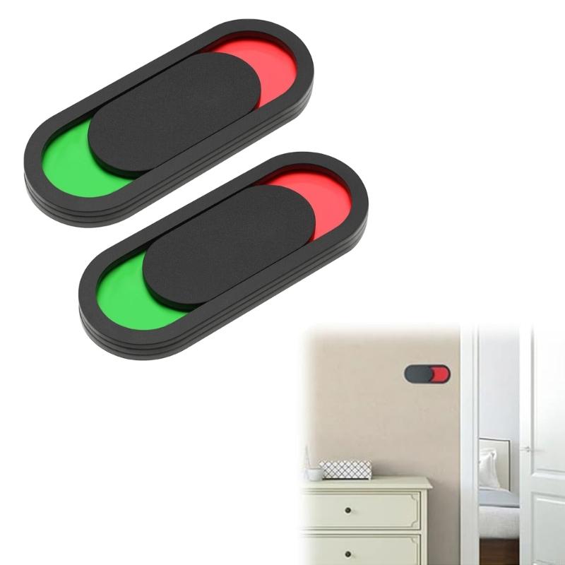 2 PCS Señal puerta estado ocup - Home Bathroom Occupied Sign reseña y precio
