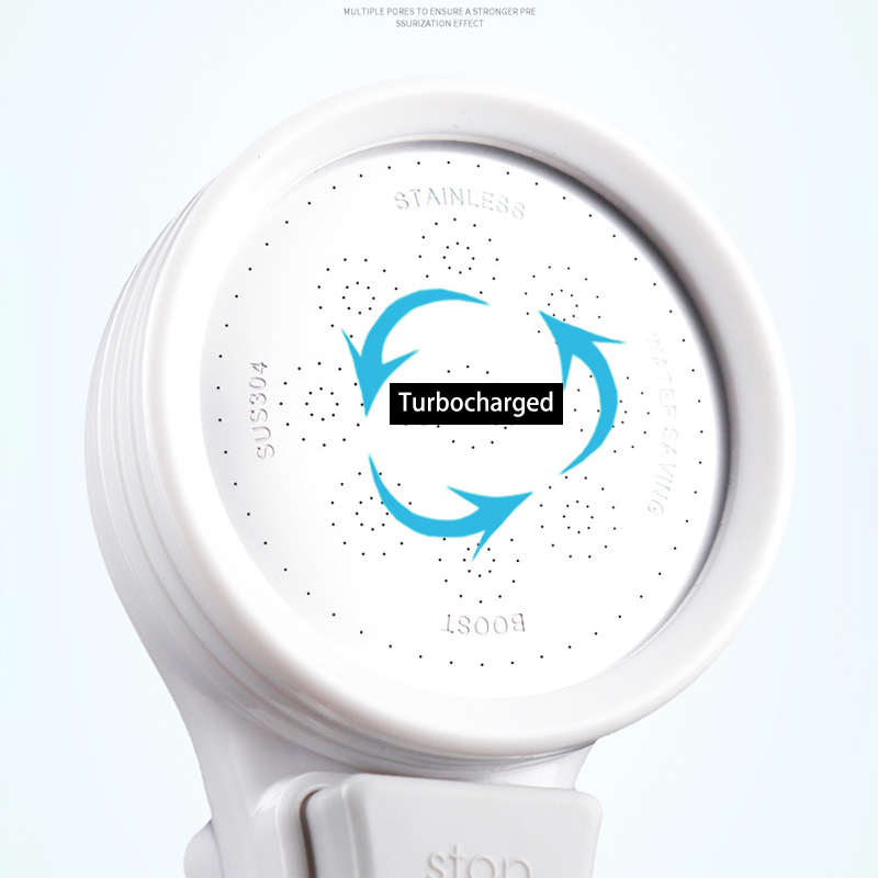 Cabezal de ducha blanco de una - Home One Bathroom Accessories reseña y precio