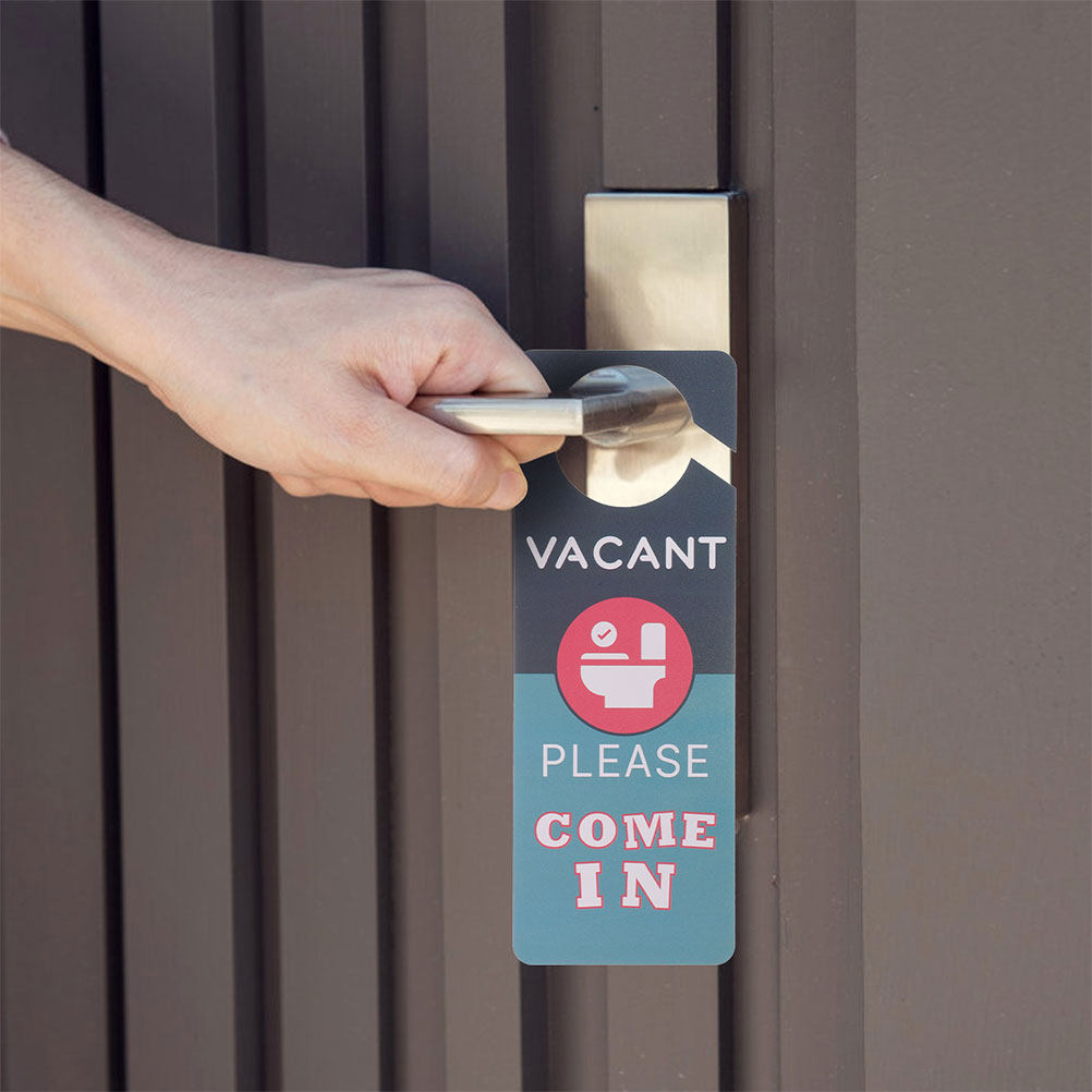 2 Piezas de Letreros Colgantes - Home Bathroom Occupied Sign reseña y precio