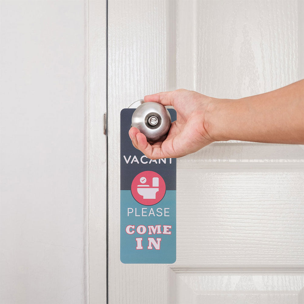 2 Piezas de Letreros Colgantes - Home Bathroom Occupied Sign reseña y precio