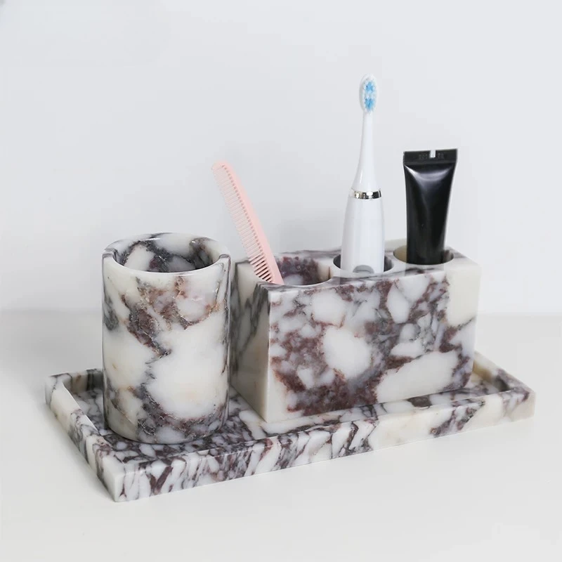 Bandeja de Mármol Natural de L - Bath Caddy Tray reseña y precio