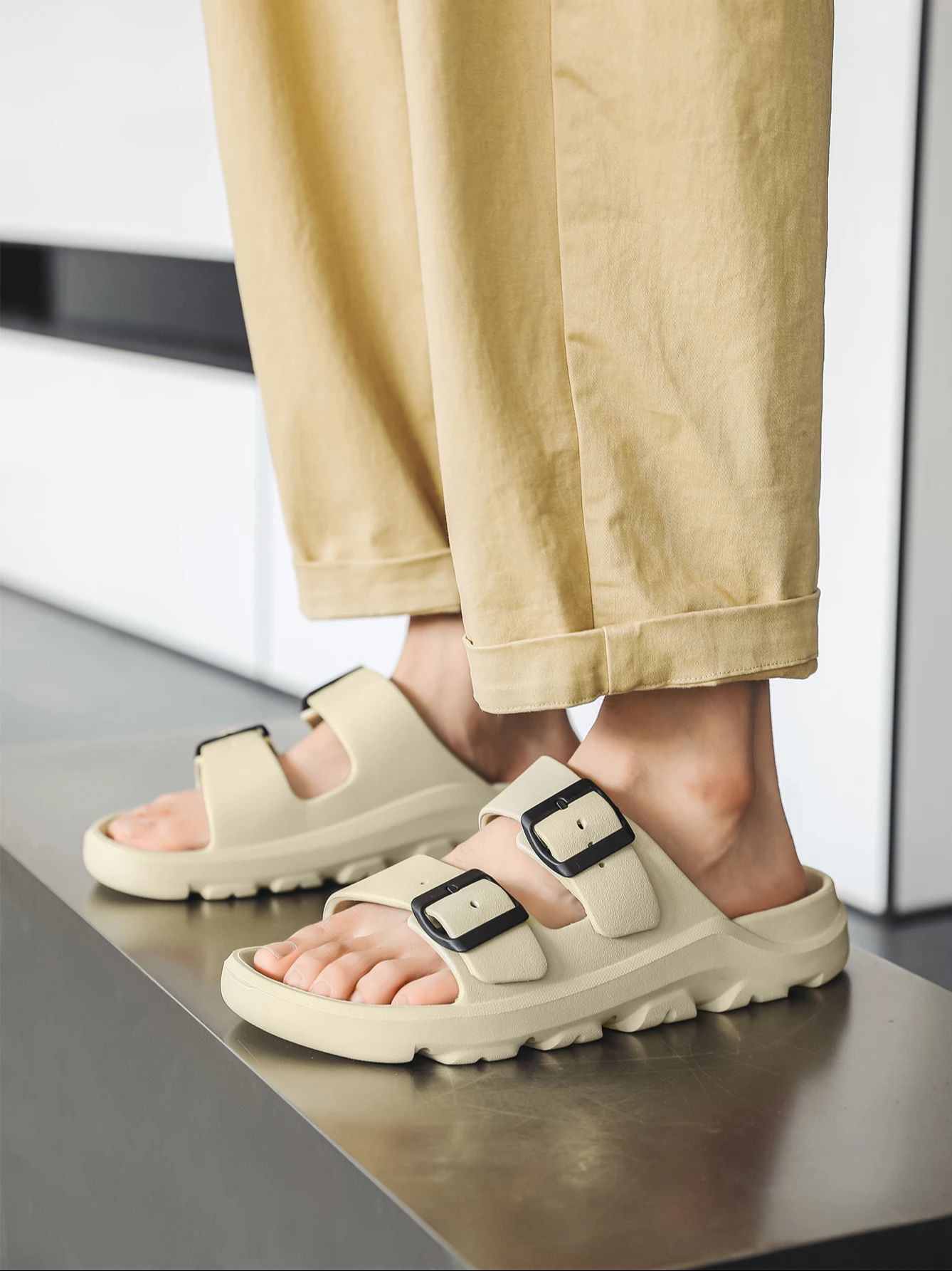 Sandalias de playa de moda par - Home Bathroom Wear reseña y precio
