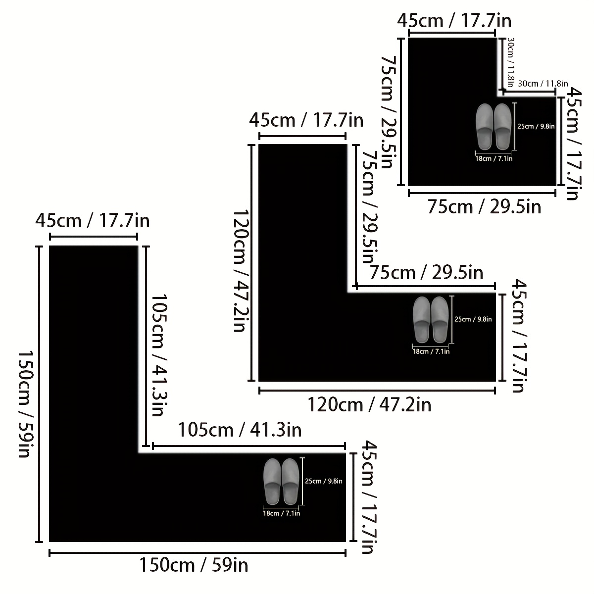 Alfombra de franela para cocin - Home Bathroom Rugs reseña y precio