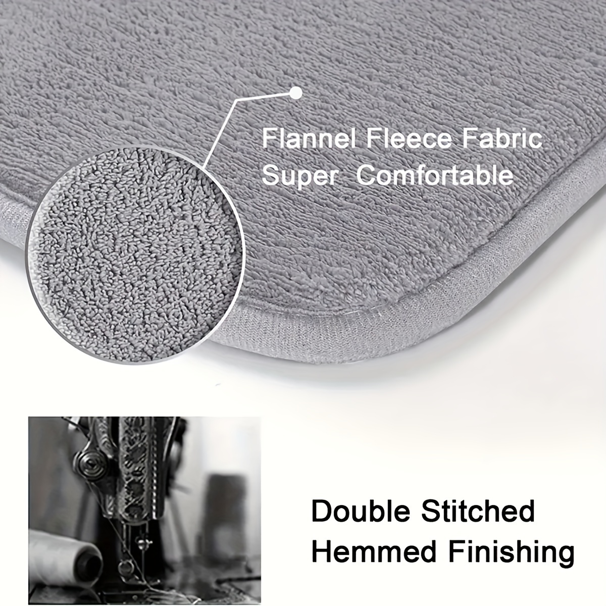 Alfombra de franela para cocin - Home Bathroom Rugs reseña y precio