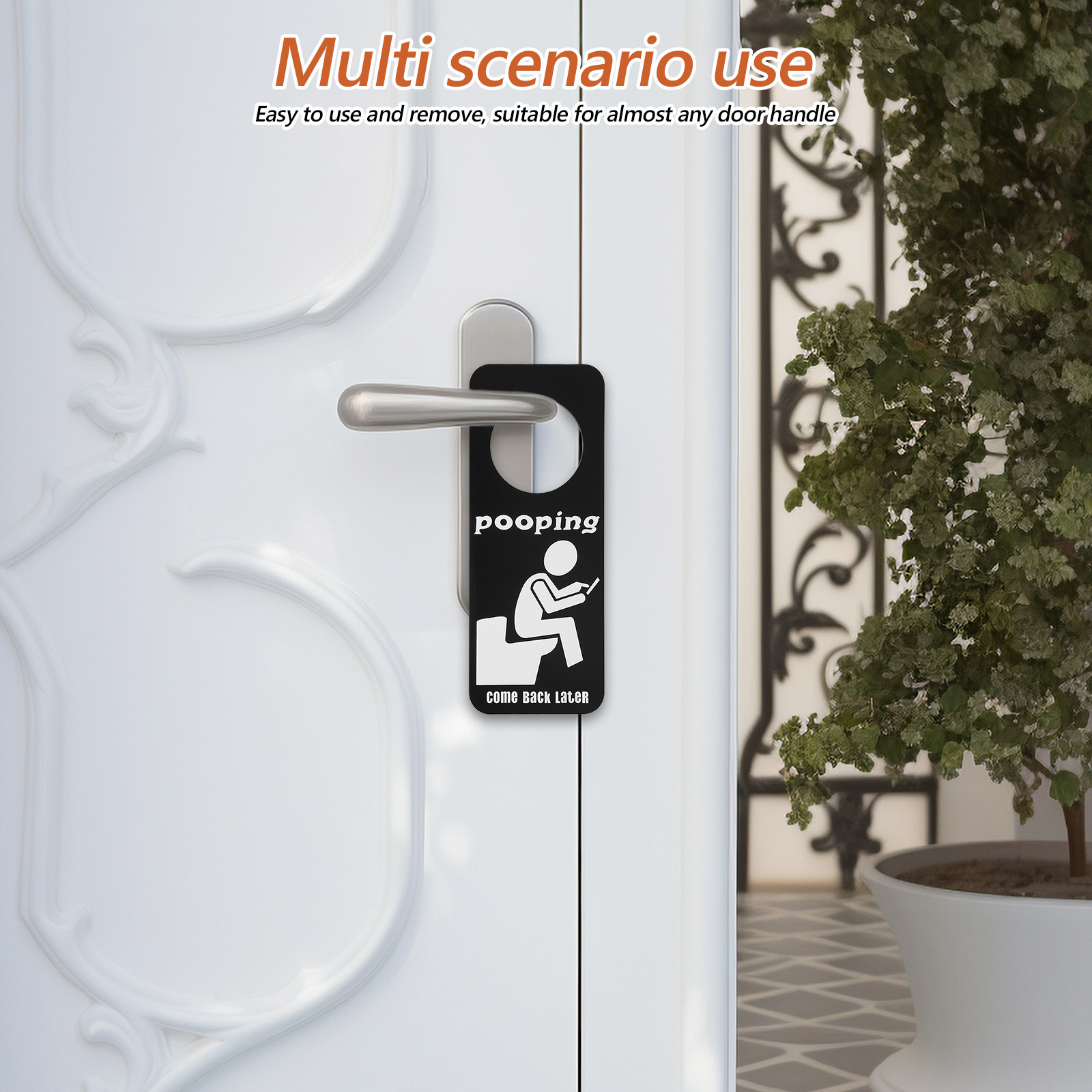 Letrero Divertido de Ocupado p - Home Bathroom Occupied Sign reseña y precio