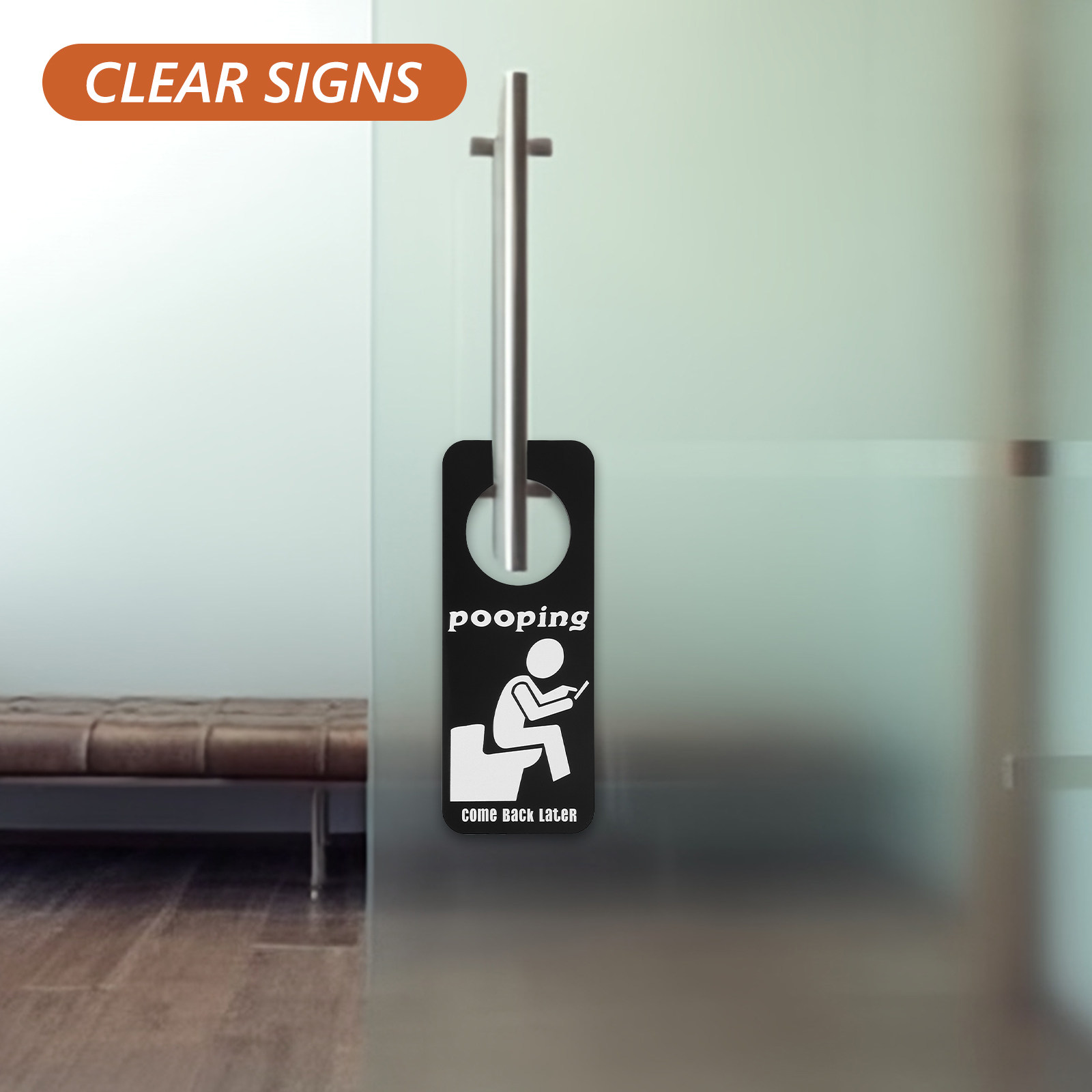 Letrero Divertido de Ocupado p - Home Bathroom Occupied Sign reseña y precio