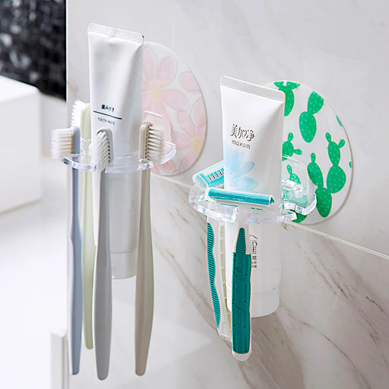 Soporte autoadhesivo para cepi - Toothbrush Holder Set reseña y precio