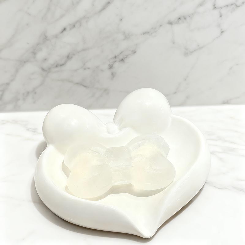Linda Jabonera de Cerámica con - Home Bathroom Design reseña y precio