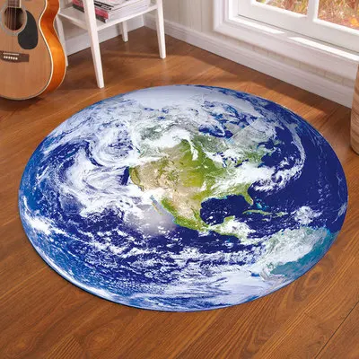 Alfombra redonda de galaxia, t - Home Bathroom Rugs reseña y precio
