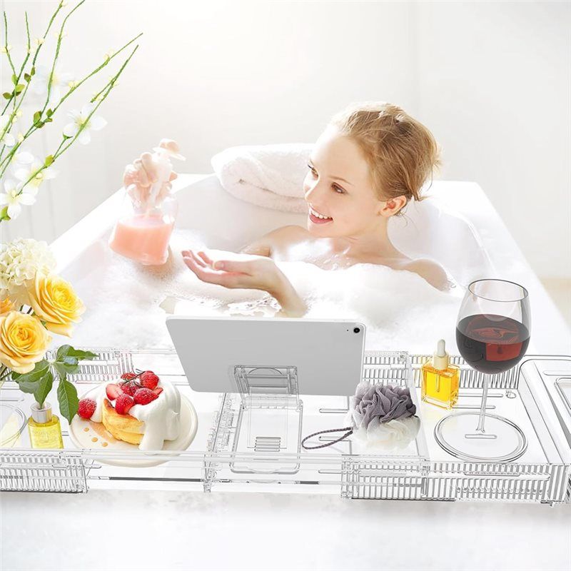 AEE2- Bandeja de Baño Expandib - Bath Caddy Tray reseña y precio