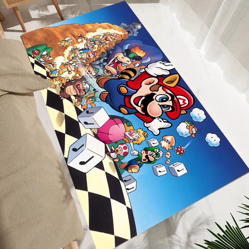 Alfombra de juego de dibujos a - Home Bathroom Rugs reseña y precio