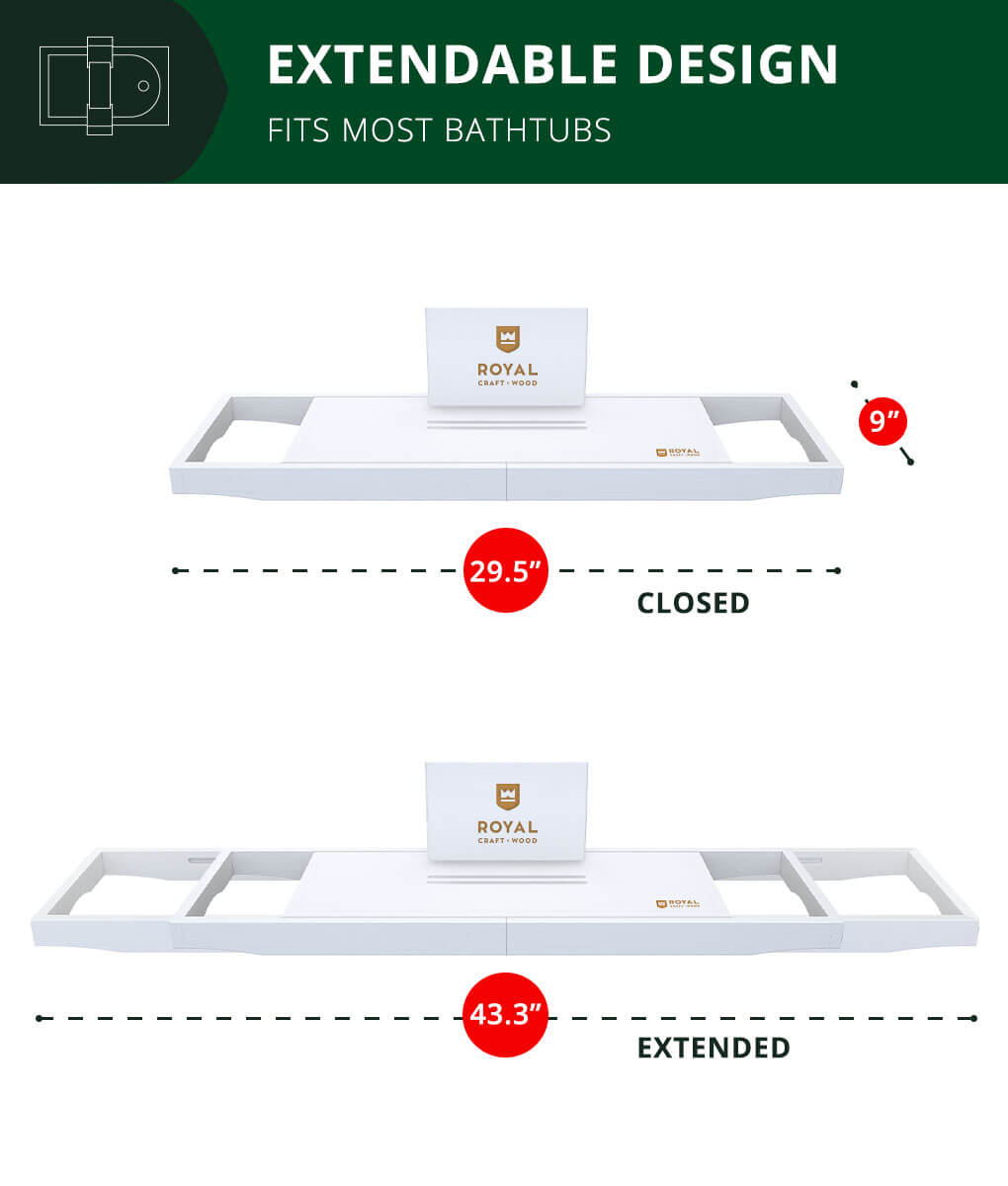 Bandeja de Bañera Expandible d - Bath Caddy Tray reseña y precio