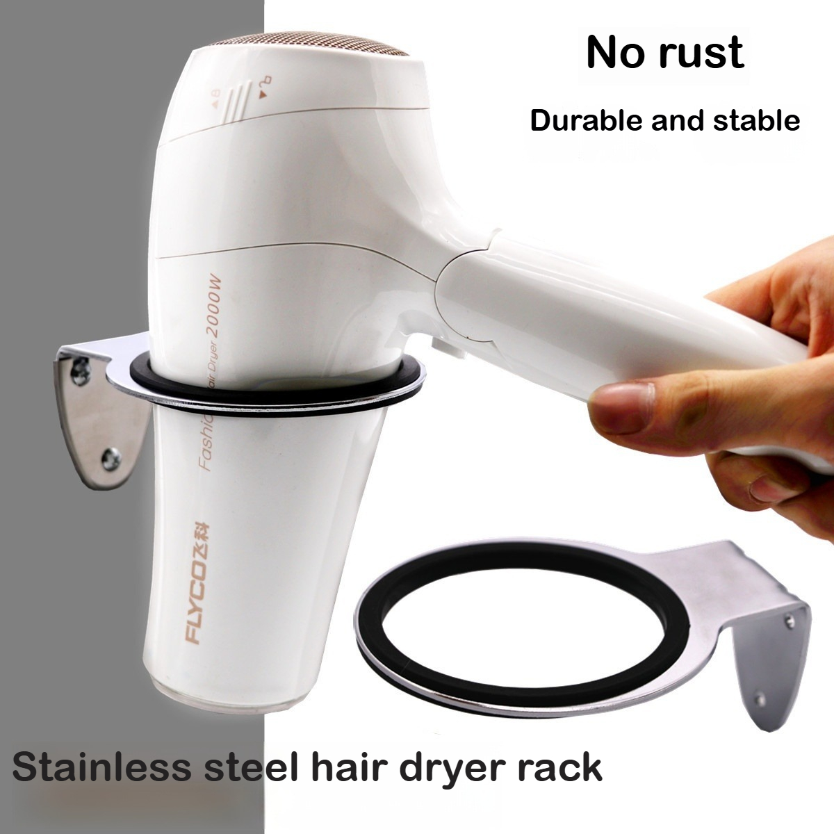 Soporte para secador de pelo m - Home One Bathroom Accessories reseña y precio