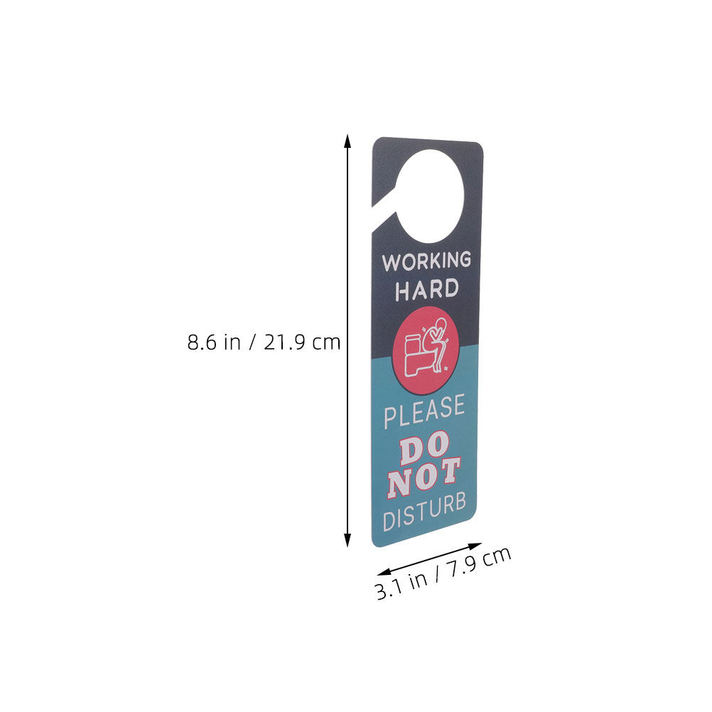 Letrero colgante de doble cara - Home Bathroom Occupied Sign reseña y precio